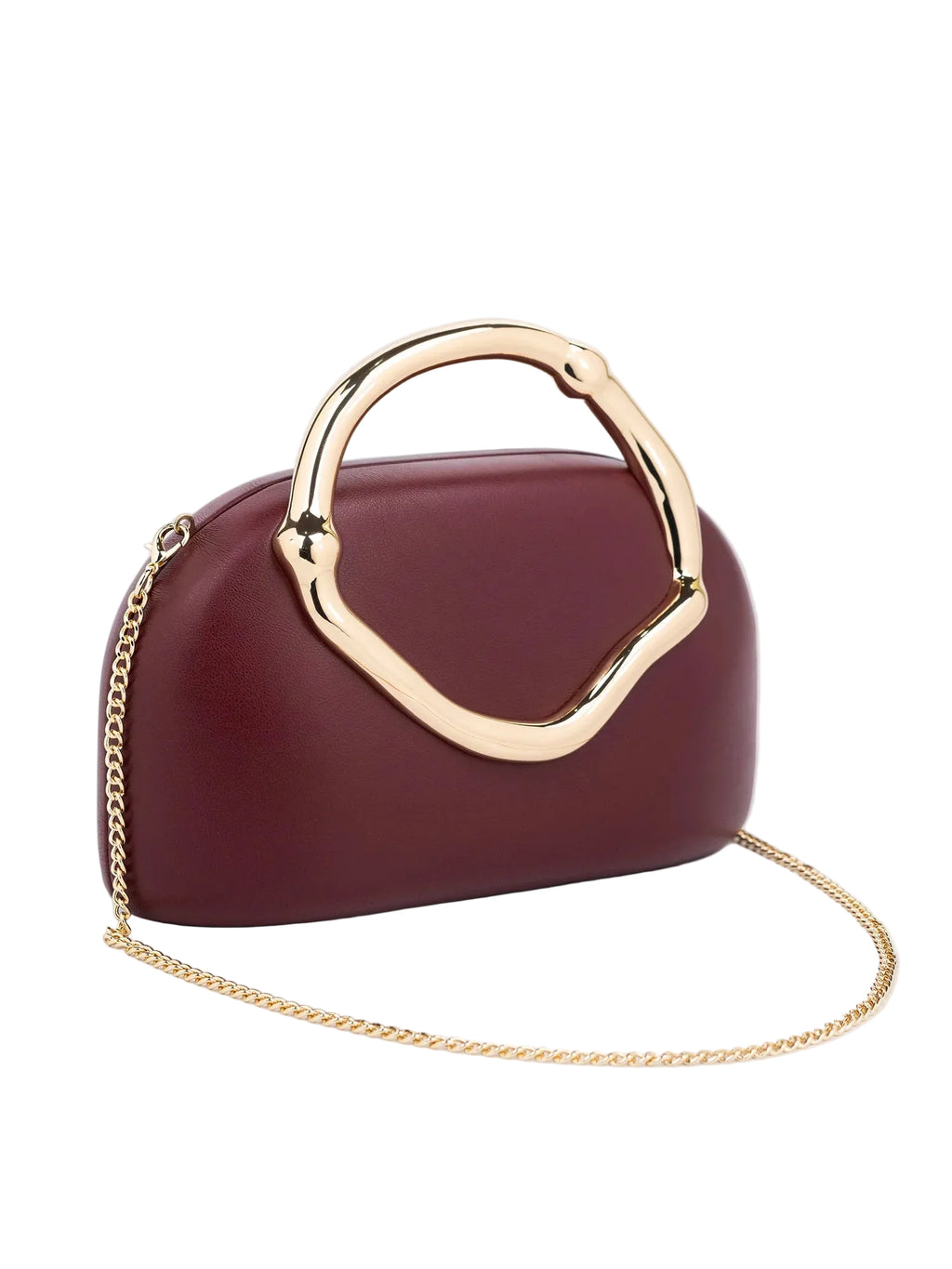 Handhold Clutch Bag – Maroon Rexine