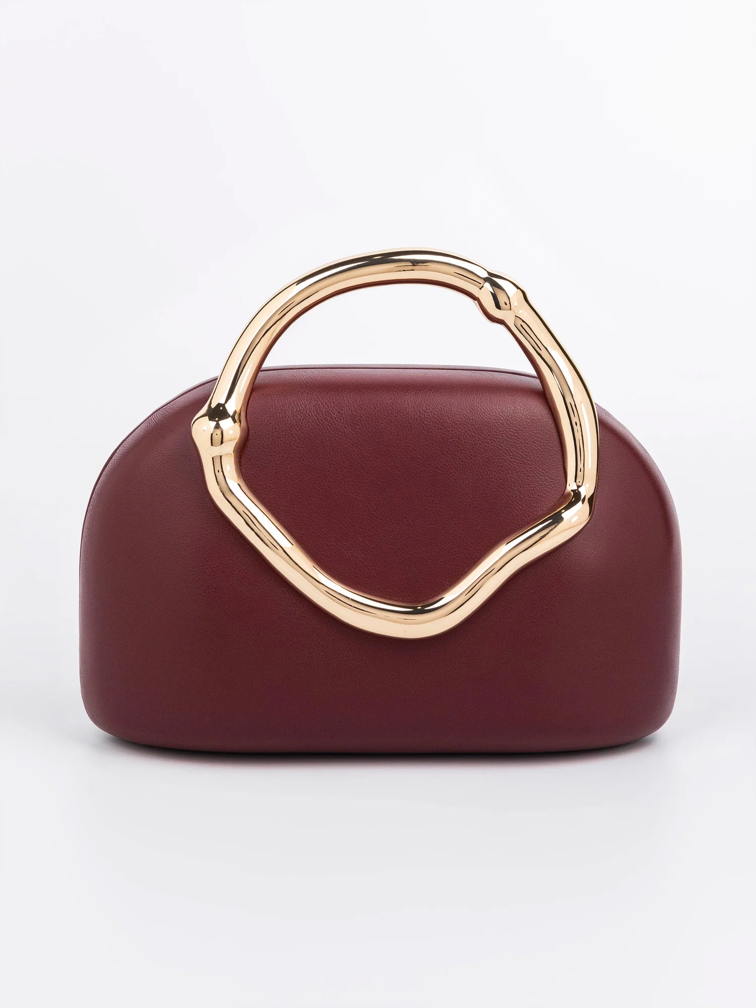 Handhold Clutch Bag – Maroon Rexine