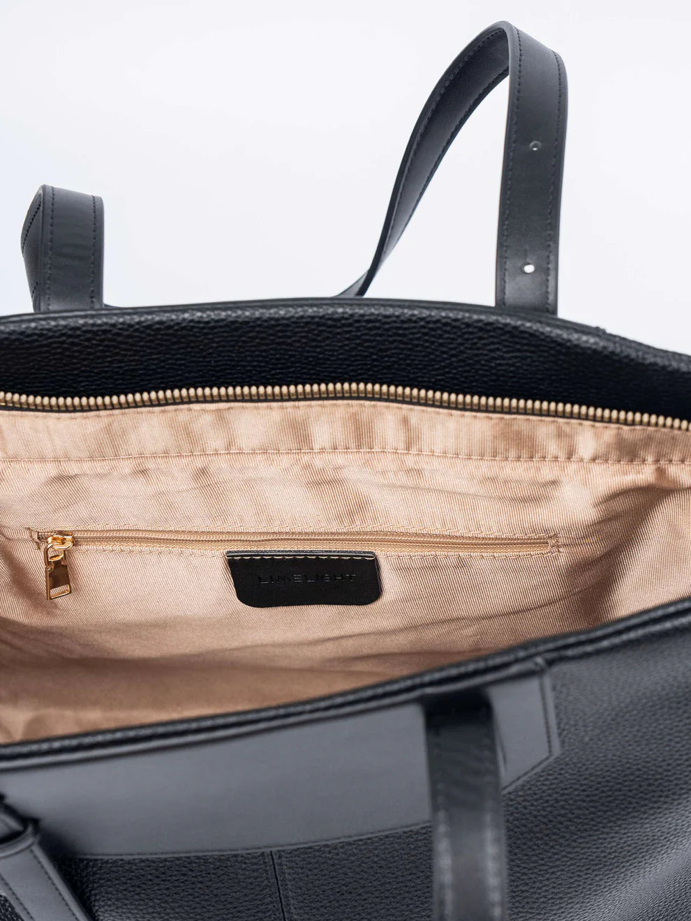 Signature Everyday Tote – Black Rexine